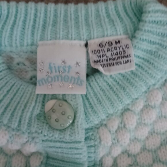 Baby One Pc Sweater Suit with Hat - Picture 3 of 5